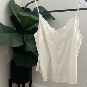 Linen perfect cream tank